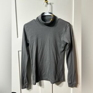 BRP Ski Doo Snowmobile Baselayer Cotton blend Gray Turtleneck Long Sleeve Top